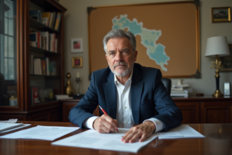 Le maire français remplit un formulaire de catastrophe